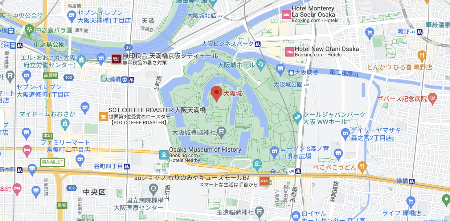 会社所在地の地図