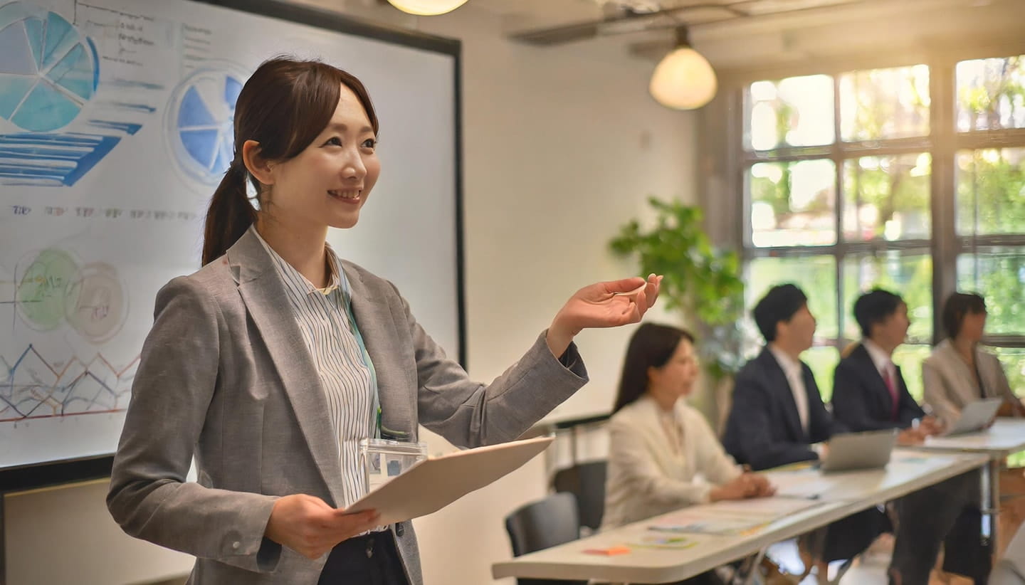 入社前研修の様子